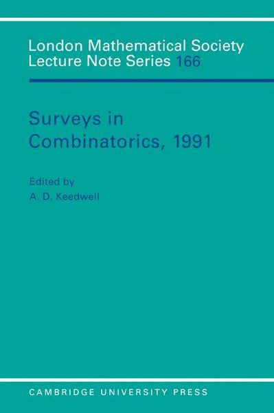 Produktbild: Surveys in Combinatorics, 1991