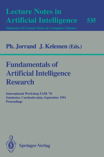 Produktbild: Fundamentals of Artificial Intelligence Research