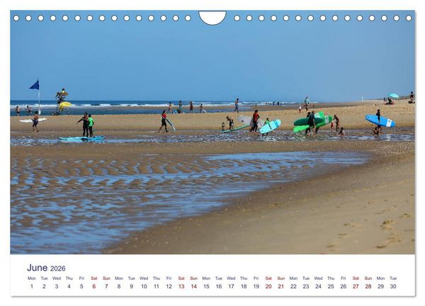Produktbild: Arcachon Bay and the French Atlantic coast near Bordeaux (Wall Calendar 2026 DIN A4 landscape), CALVENDO 12 Month Wall Calendar