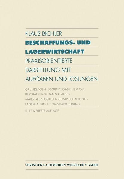 Produktbild: Beschaffungs- und Lagerwirtschaft