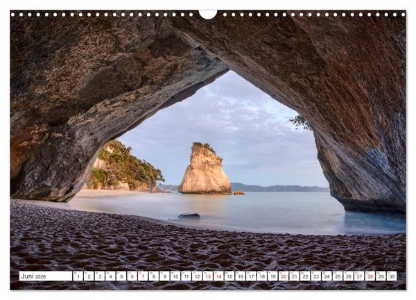 Produktbild: Neuseeland Nordinsel - Das Land der Hobbits und Vulkane (Wandkalender 2026 DIN A3 quer), CALVENDO Monatskalender