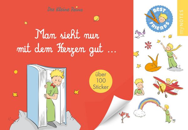 Produktbild: myNOTES Papeterie: Der Kleine Prinz Stickerheft