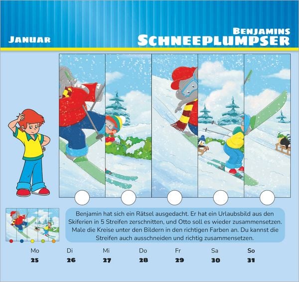 Produktbild: Benjamin Bl&uuml;mchen Spiel- und Spa&szlig;kalender 2027
