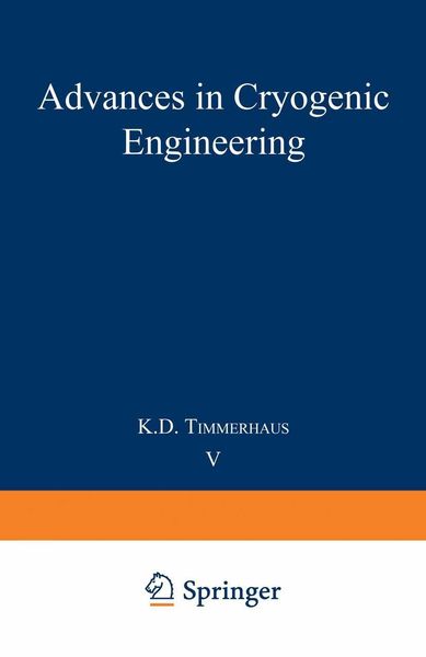 Produktbild: Advances in Cryogenic Engineering