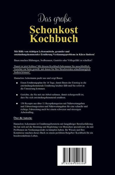 Produktbild: Das gro&szlig;e Schonkost Kochbuch! Gesunde Ern&auml;hrung f&uuml;r Magen und Darm!