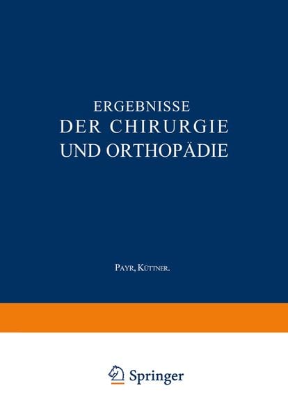 Produktbild: Ergebnisse der Chirurgie und Orthop&auml;die