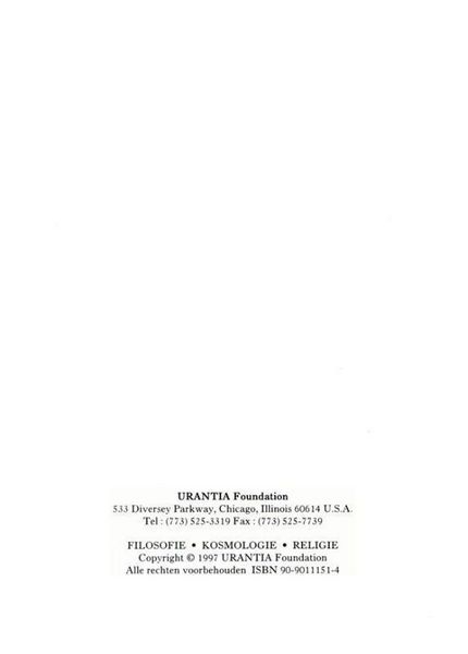 Produktbild: Het Urantia Boek / The Urantia Book