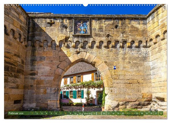 Produktbild: Ein Bummel durch die romantischen Gassen von Freinsheim in der Pfalz (hochwertiger Premium Wandkalender 2026 DIN A2 quer), Kunstdruck in Hochglanz