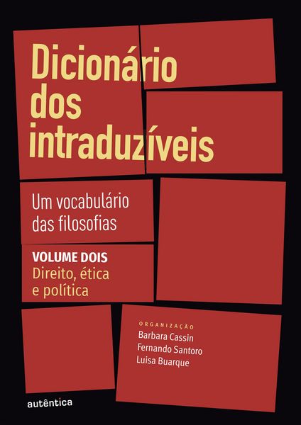 Produktbild: Dicion&aacute;rio dos intraduz&iacute;veis Vol. 2 (Direito, &eacute;tica e pol&iacute;tica)