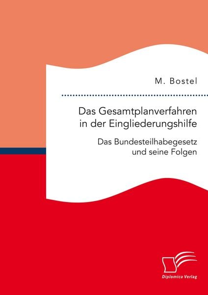 Produktbild: Das Gesamtplanverfahren in der Eingliederungshilfe: Das Bundesteilhabegesetz und seine Folgen