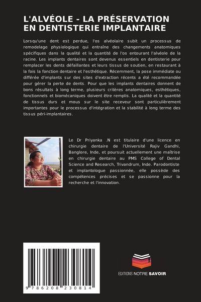Produktbild: L'alv&eacute;ole - La Pr&eacute;servation En Dentisterie Implantaire