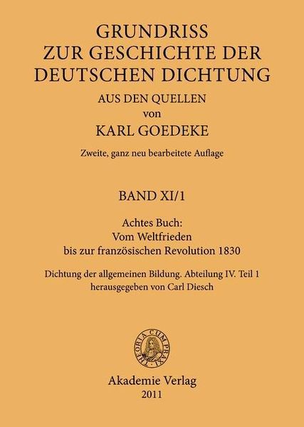 Produktbild: Achtes Buch: Vom Weltfrieden bis zur franz&ouml;sischen Revolution 1830
