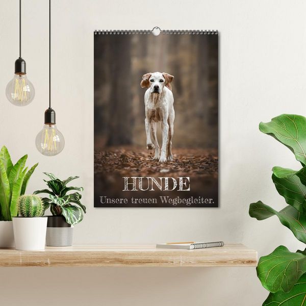 Produktbild: Hunde - Unsere treuen Wegbegleiter. (Wandkalender 2026 DIN A3 hoch), CALVENDO Monatskalender