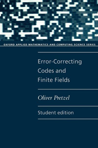 Produktbild: Error-Correcting Codes and Finite Fields