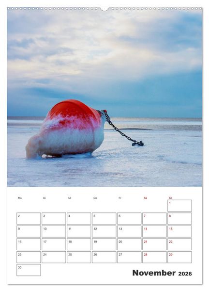 Produktbild: Sankt Peter-Ording Sonne, Strand und Meer (Wandkalender 2026 DIN A2 hoch), CALVENDO Monatskalender
