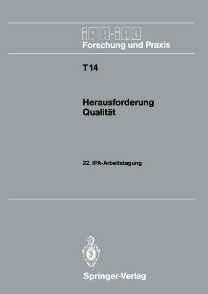 Produktbild: Herausforderung Qualit&auml;t