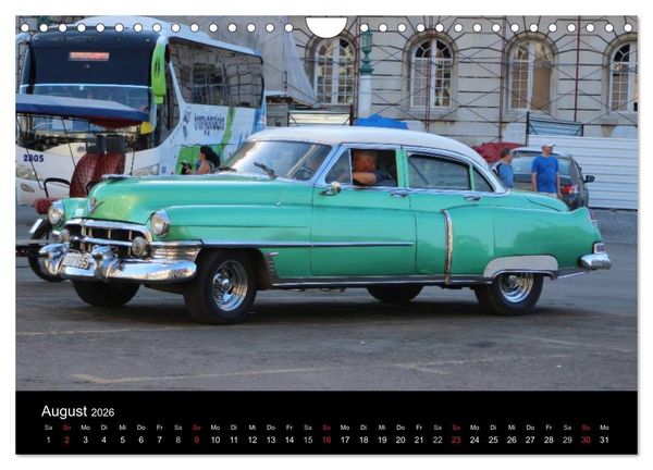 Produktbild: Oldtimertr&auml;ume auf KUBA (Wandkalender 2026 DIN A4 quer), CALVENDO Monatskalender