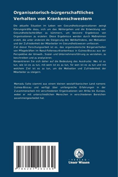 Produktbild: Organisatorisch-b&uuml;rgerschaftliches Verhalten von Krankenschwestern