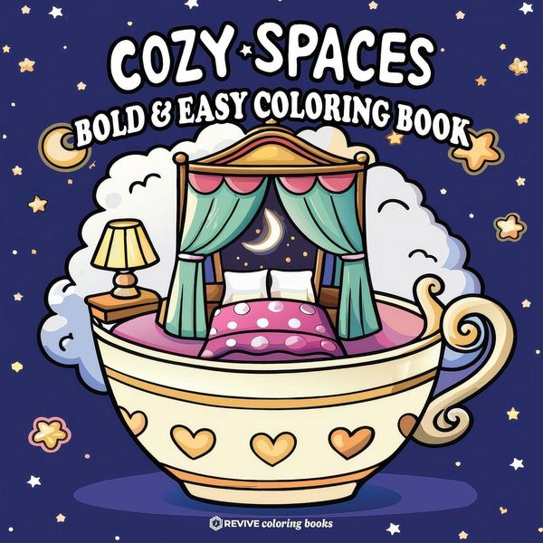Produktbild: Bold & Easy Cozy Spaces Coloring Book