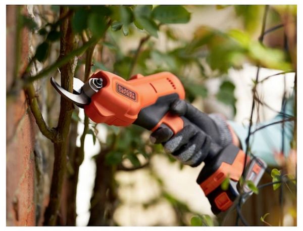 Produktbild: Black & Decker BCPP18D1-QW Akku Akku-Gartenschere inkl. Akku, inkl. Ladeger&auml;t 18V Li-Ion