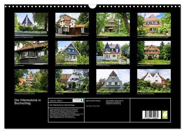Produktbild: Die Villenkolonie in Buchschlag (Wandkalender 2026 DIN A3 quer), CALVENDO Monatskalender