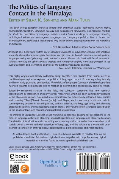 Produktbild: The Politics of Language Contact in the Himalaya