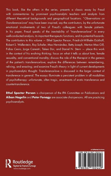 Produktbild: On Freud's Observations On Transference-Love