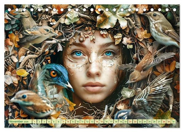 Produktbild: Die vielen Gesichter von Mutter Natur (Tischkalender 2026 DIN A5 quer), CALVENDO Monatskalender