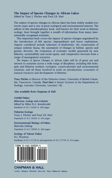 Produktbild: The Impact of Species Changes in African Lakes