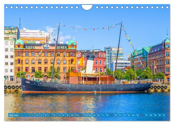 Produktbild: Malm&ouml; in Schweden (Wandkalender 2026 DIN A4 quer), CALVENDO Monatskalender