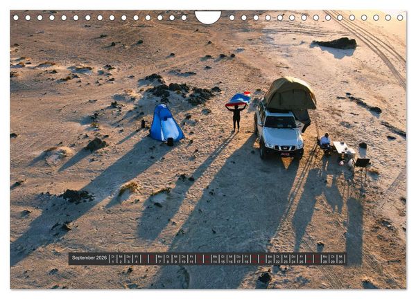 Produktbild: OMAN Offroad Travel Log (Wandkalender 2026 DIN A4 quer), CALVENDO Monatskalender