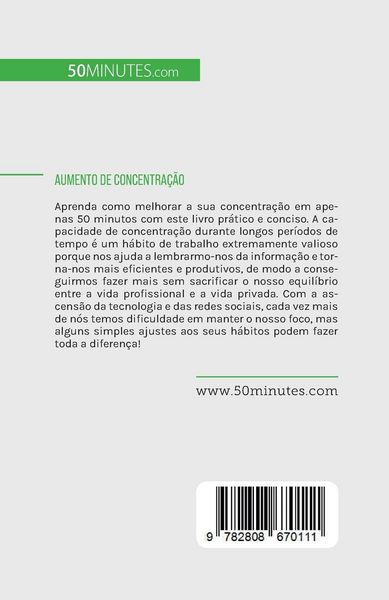 Produktbild: Aumento de concentra&ccedil;&atilde;o