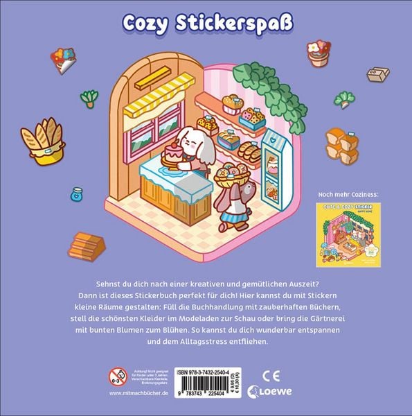 Produktbild: Cute & Cozy Sticker - Comfy Shops