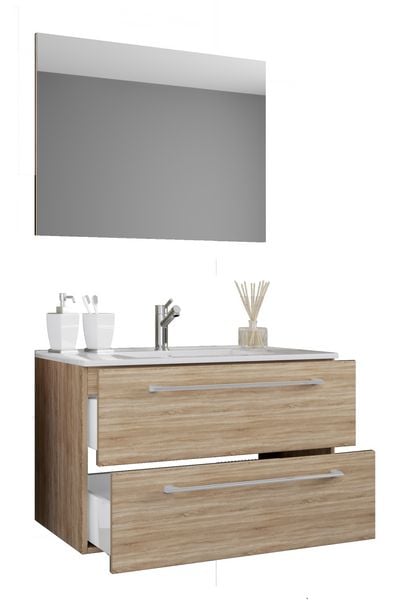 Produktbild: 3-tlg. Waschplatz Waschtisch Badinos Schublade SP
