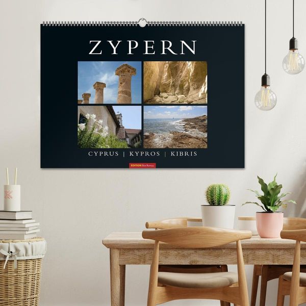 Produktbild: Zypern &ndash; Cyprus &ndash; Kypros (Wandkalender 2026 DIN A2 quer), CALVENDO Monatskalender