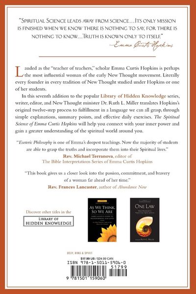 Produktbild: The Spiritual Science of Emma Curtis Hopkins