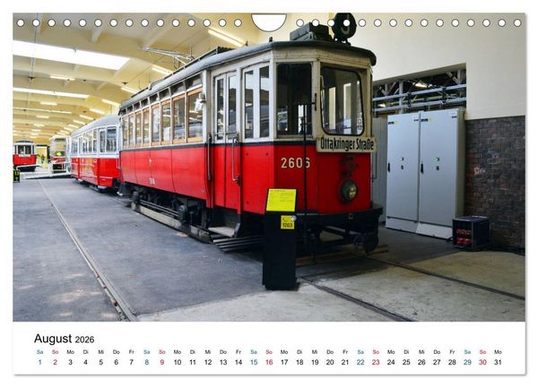 Produktbild: Mit der Bim durch Wien - Die Wiener Stra&szlig;enbahn (Wandkalender 2026 DIN A4 quer), CALVENDO Monatskalender