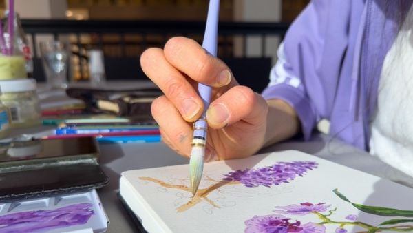 Produktbild: da Vinci Pinsel PRETTY LILI EDITION Aquarellpinsel, Pinsel, Gr&ouml;&szlig;e 2