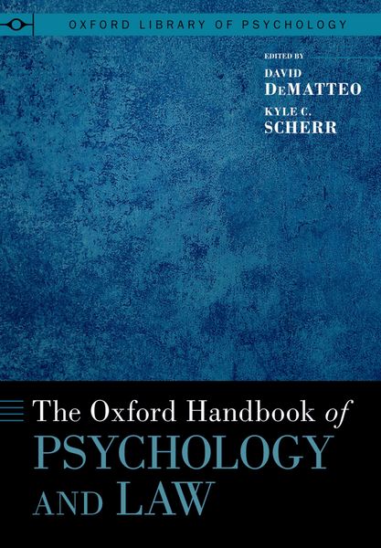 Produktbild: The Oxford Handbook of Psychology and Law