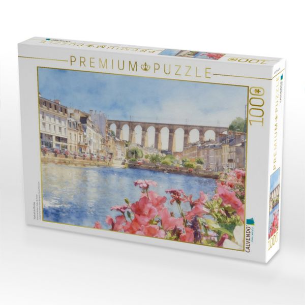 Produktbild: CALVENDO Puzzle Viadukt de Morlaix | 1000 Teile Lege-Gr&ouml;&szlig;e 64x48cm Foto-Puzzle f&uuml;r gl&uuml;ckliche Stunden