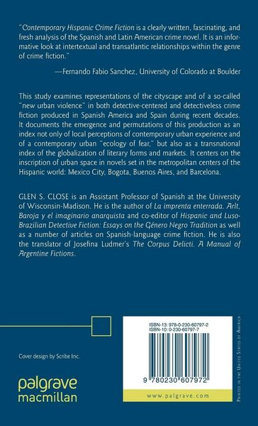 Produktbild: Contemporary Hispanic Crime Fiction