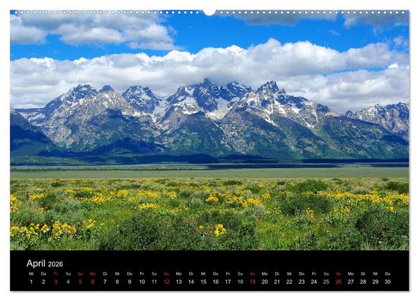 Produktbild: Wyoming! (Wandkalender 2026 DIN A2 quer), CALVENDO Monatskalender