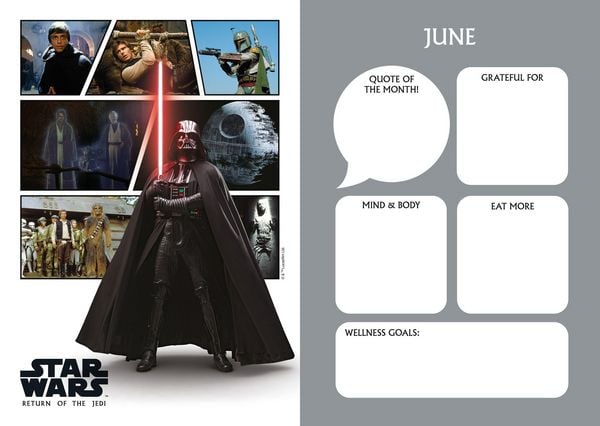 Produktbild: Star Wars &ndash; A5-Tischkalender 2027