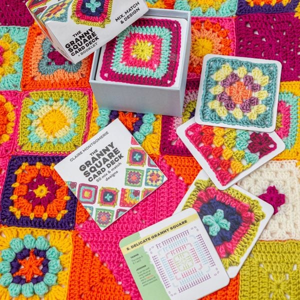 Produktbild: Granny Square H&auml;kel-Karten (Deutsche Ausgabe)