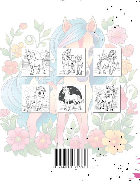 Produktbild: Malbuch Pferde