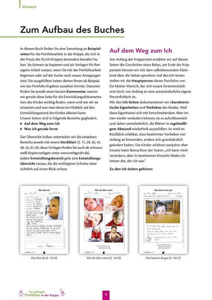 Produktbild: So gelingen Portfolios in der Krippe