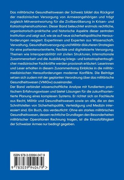 Produktbild: Milit&auml;risches Gesundheitswesen