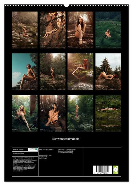 Produktbild: Schwarzwaldm&auml;dels (hochwertiger Premium Wandkalender 2026 DIN A2 hoch), Kunstdruck in Hochglanz