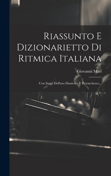 Produktbild: Riassunto E Dizionarietto Di Ritmica Italiana
