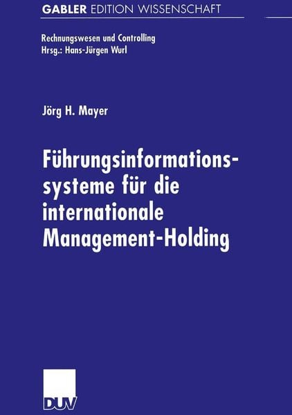 Produktbild: F&uuml;hrungsinformationssysteme f&uuml;r die internationale Management-Holding